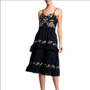 NWT Love Sam Addison Embroidered Dress